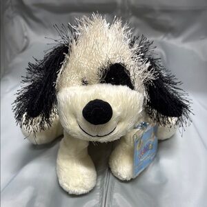 GANZ Webkinz Black and White Cheeky Dog